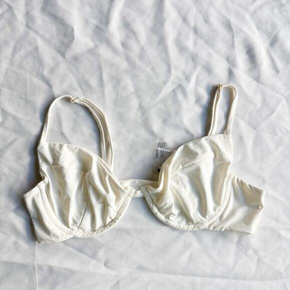 Myra Swim Jardin Bikini Top in Vanilla - Picture 6 of 6